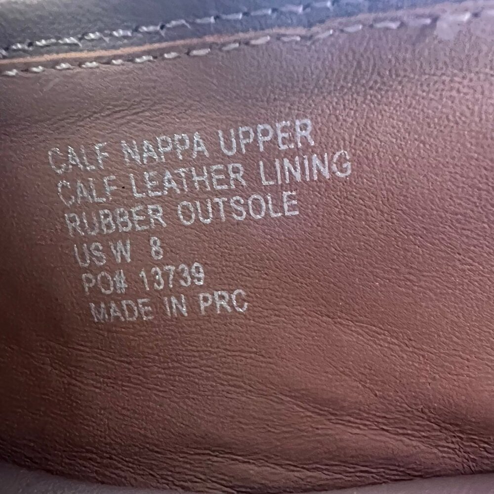 Quince Italian Leather Horsebit Tan Loafer size 8 New without box - Picture 3 of 8